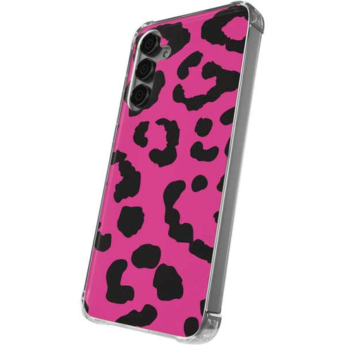 Rosy Leopard Galaxy S24 Plus Clear Case